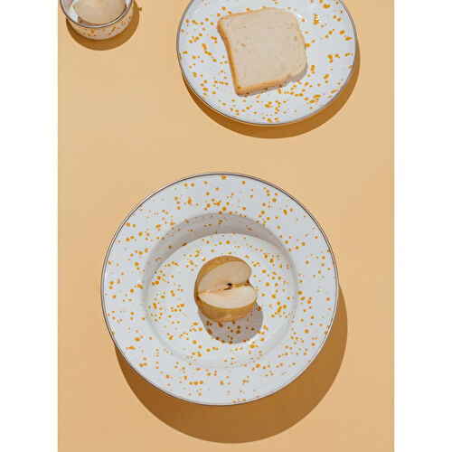 Emaylab Speckles Çukur Makarna Ve Salata Tabağı 24cm Emaylab Speckles Çukur Makarna Ve Salata Tabağı 24cm