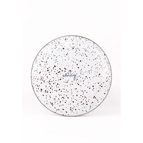 Emaylab Speckles Sunum Tabağı Dekoratif Tabak 26cm Emaylab Speckles Sunum Tabağı Dekoratif Tabak 26cm