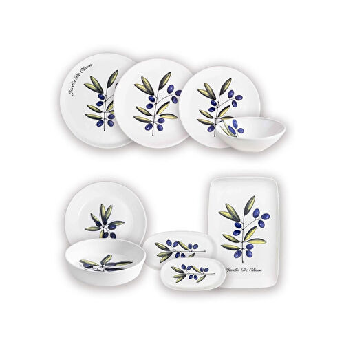 The Mia Olivos 6 Kişilik Yemek Talımı 31 Parça Set 1