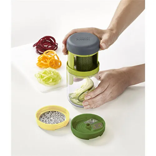 Joseph Joseph Spiro El Tipi Spiral Kesici - Renkli Çok Renkli