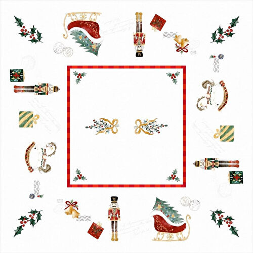 Maxxdeco 140x140 Cm Masa Örtüsü 12363