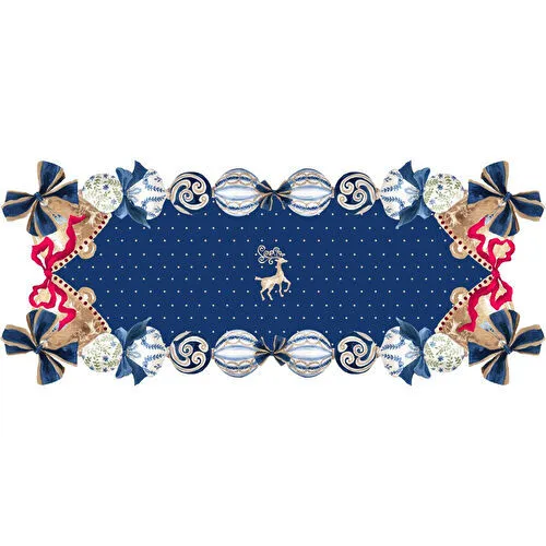 Maxxdeco Shape Runner- Royal