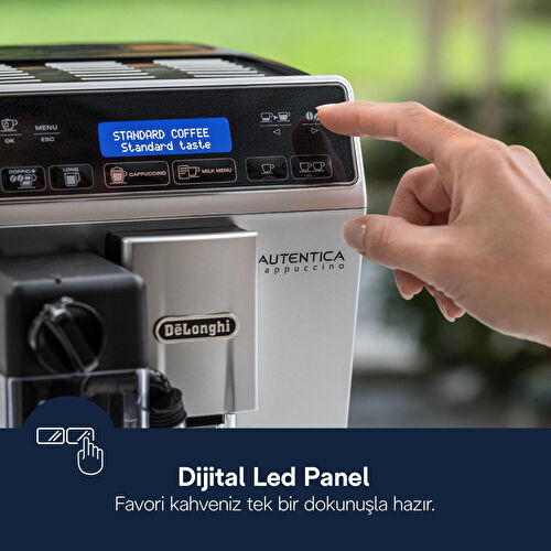 Delonghi Autentica Çekirdekten Fincana Kahve Makinesi Etam 29.660.sb