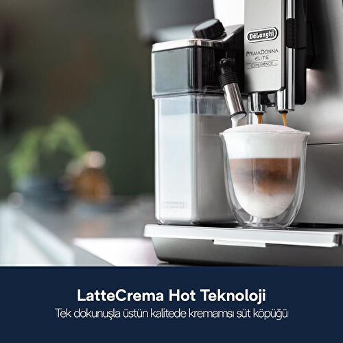 Delonghi Primadonna Elite Çekirdekten Fincana Kahve Makinesi Ecam 650.85.ms