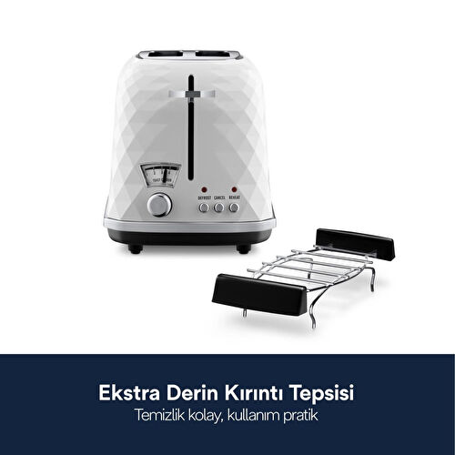 Delonghi Brillante İki Dilim Ekmek Kızartma Makinesi Ctj 2103.w