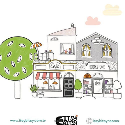 Itsy Bitsy Kids Neighbors Nevresim Seti, Çok Renkli, 140x200cm