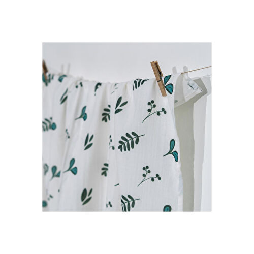 Itsy Bitsy Kids Petit Fleur Garden , Müslin Bebek Örtüsü , 100x100 Cm