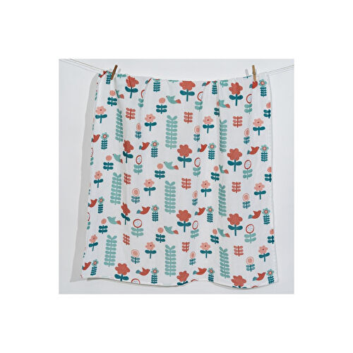 Itsy Bitsy Kids Amulet Blossom, Müslin Bebek Örtüsü , 100x100 Cm