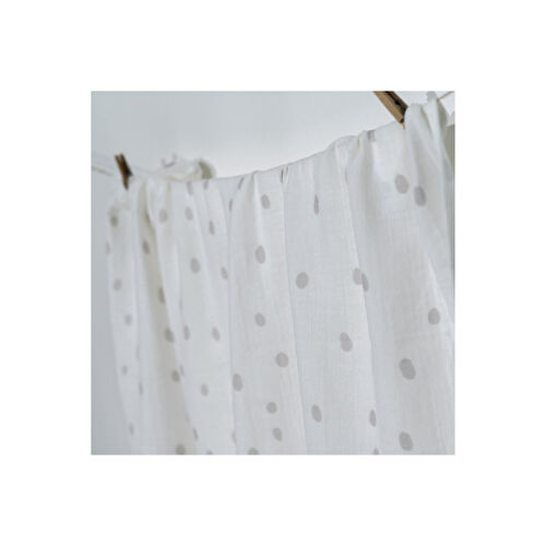 Itsy Bitsy Kids Bird Of Life Gri Dots , Müslin Bebek Örtüsü , 70x70 Cm