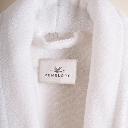 Penelope %100 Pamuk Bornoz M Beyaz - Noa Serisi