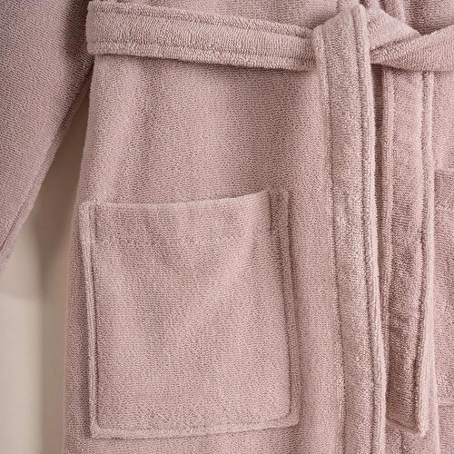 Penelope %100 Pamuk Bornoz L Pudra - Noa Serisi