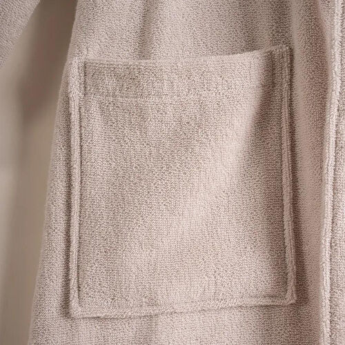 Penelope %100 Pamuk Bornoz Taş Rengi M - Noa Serisi