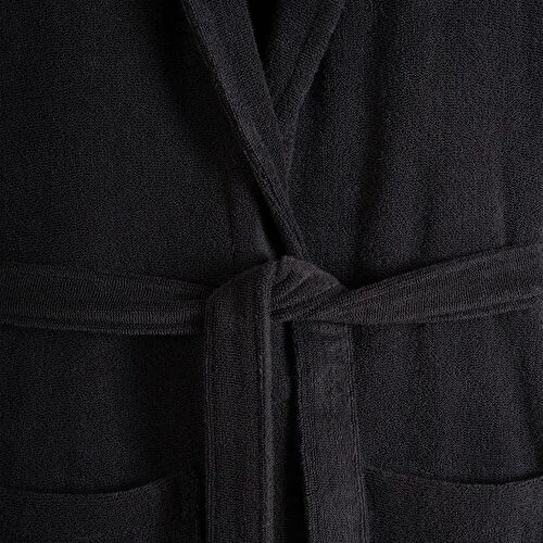 Penelope %100 Pamuk Bornoz Xxl Antrasit - Noa Serisi