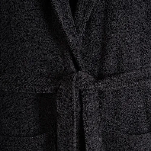 Penelope %100 Pamuk Bornoz Xl Antrasit - Noa Serisi