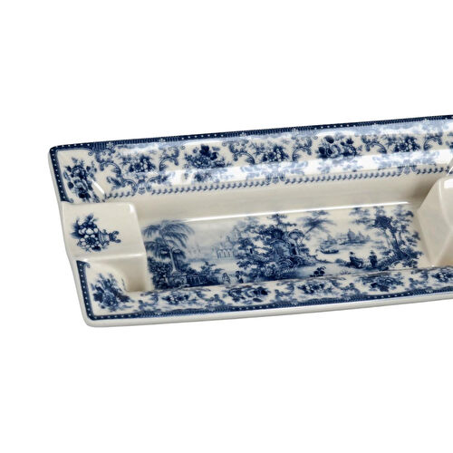 Lucky Art Florantine Kül Tablasi Mavi