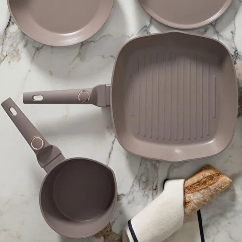 Mudo Home Berlinger Haus Sahara Grill Tava 28 Cm Taupe