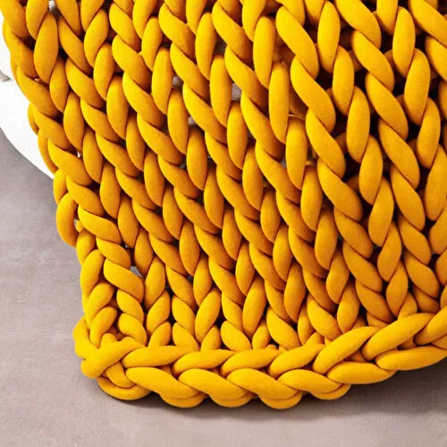 Mudo Home Abella Koltuk Şali Hardal 120x180