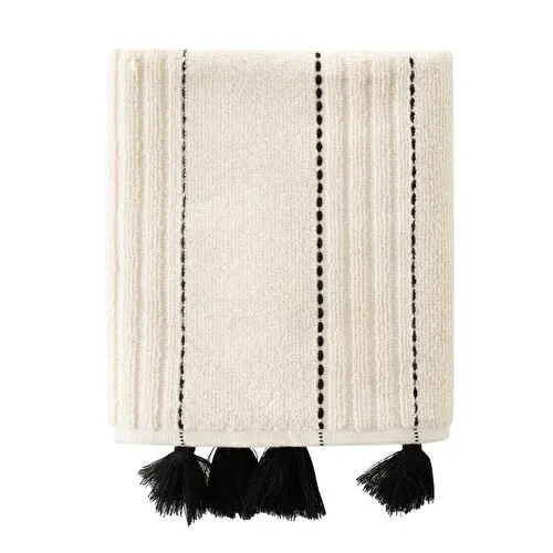 Mudo Home Linda Krem Püsküllü El Havlusu 30x50