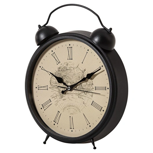 Mudo Home Map Metal Masa Saati̇ 25cm