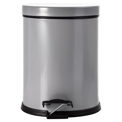 Mudo Home 5lt Pedalli Çöp Kovasi Gri̇