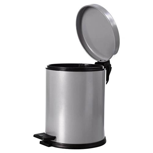 Mudo Home 5lt Pedalli Çöp Kovasi Gri̇