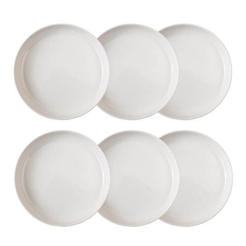 Mudo Home Ephesus White Çukur Tabak Seti̇ 22cm - 6li