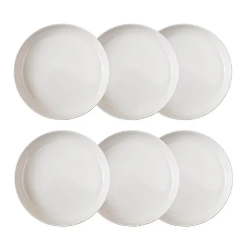 Mudo Home Ephesus White Çukur Tabak Seti̇ 22cm - 6li