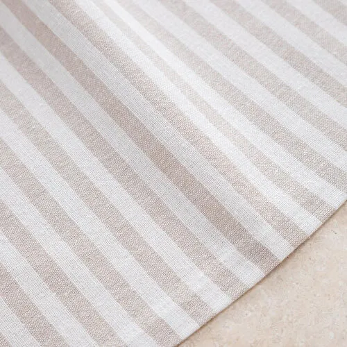 Mudo Home Betty Runner Bej Çi̇zgi̇li̇ 40x130