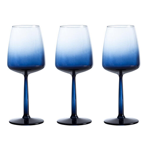 Mudo Home Lora 3lü Kadeh Seti̇ -navy 430ml