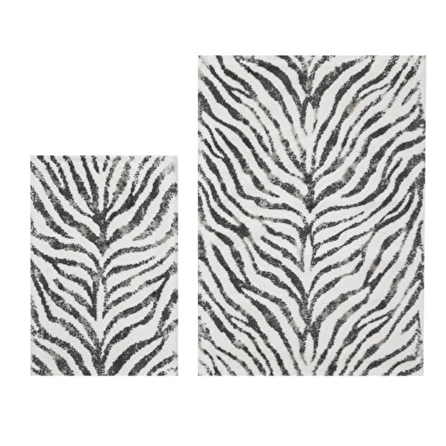 Mudo Home Zebra 2'li̇ Banyo Paspas Seti̇