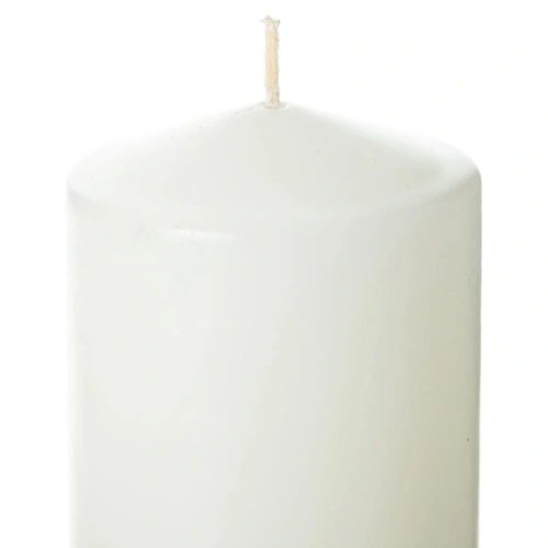 Mudo Home Sütun Mum Beyaz 7x15cm