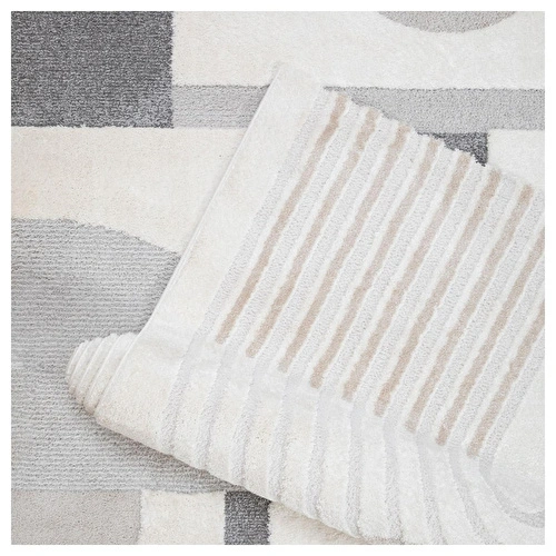 Mudo Home Riva Circle Hali Ekru Bej 160x230