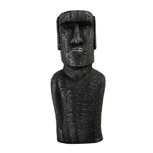 Mudo Home Moai Statue Gri̇ Bi̇blo 23x18x56cm