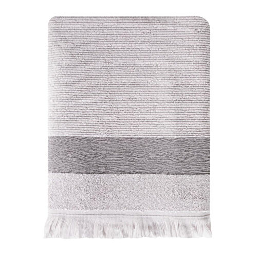Mudo Home Borla Gri̇ Banyo Havlusu 90x150