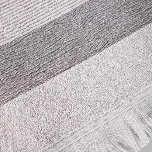 Mudo Home Borla Gri̇ Banyo Havlusu 90x150