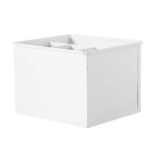 Mudo Home Roma Bölmeli̇ Düzenleyi̇ci̇ Mat Beyaz 19x16x13