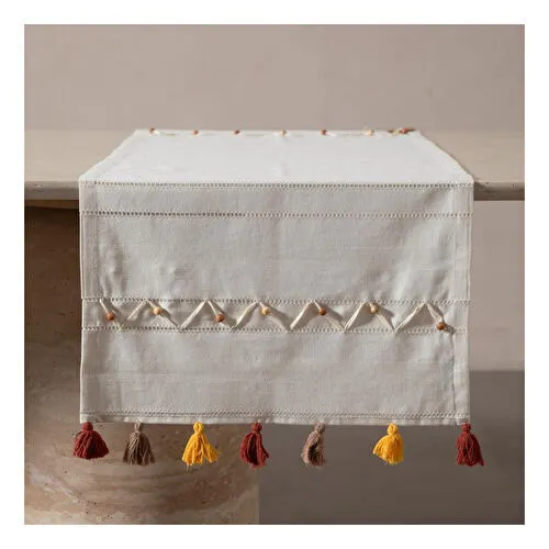 Mudo Home Boncuk Ponponlu Runner 50x130