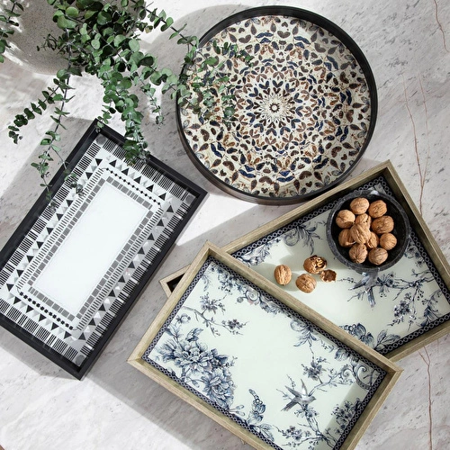 Mudo Home Adelaide Tepsi̇ 31x42cm Mudo Home Adelaide Tepsi̇ 31x42cm