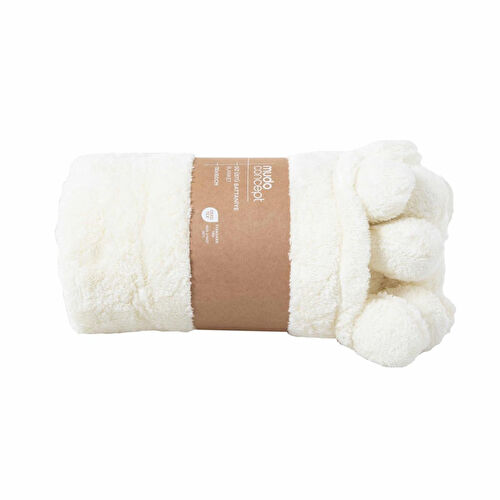 Mudo Home Ponponlu Di̇z Üstü Battani̇ye Ekru 130x160