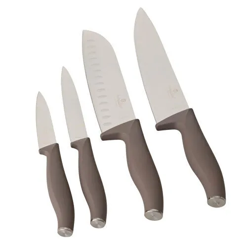 Mudo Home Berlinger Haus Sahara 4 Parça Biçak Seti̇ Taupe