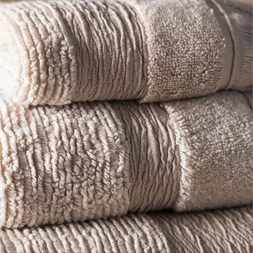 Mudo Home Borla Bej Yüz Havlusu 50x80