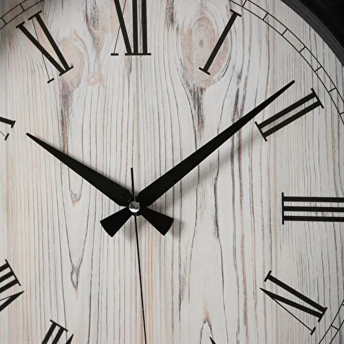 Mudo Home Lisbon Duvar Saati̇ Si̇yah 46cm