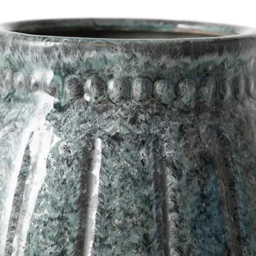 Mudo Home Praci Serami̇k Vazo 19x27cm