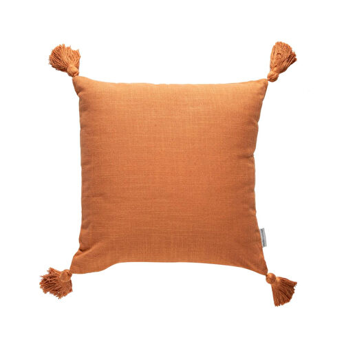 Mudo Home Alba Kirlent Püsküllü Ki̇remi̇t 45x45