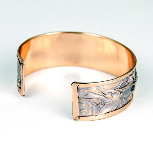 Coho Objet Coho Velvet Moon Renkli Bakır Bileklik