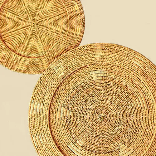 Mylamp Sumba Elegance Rattan Duvar Tabağı 80x6 Cm