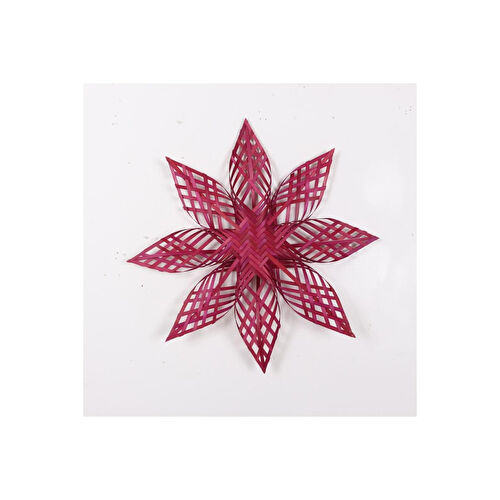 Mylamp Doğal Bambu Renkli Yıldız - Yılbaşı Dekoru 60x10 Cm Bambo-yldz-60-1