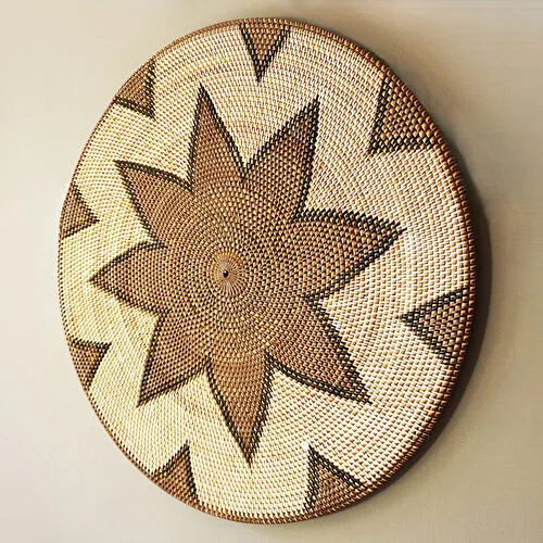 Mylamp Sumatra Elegance Rattan Duvar Tabağı 80x2 Cm