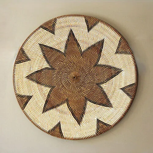 Mylamp Sumatra Elegance Rattan Duvar Tabağı 80x2 Cm