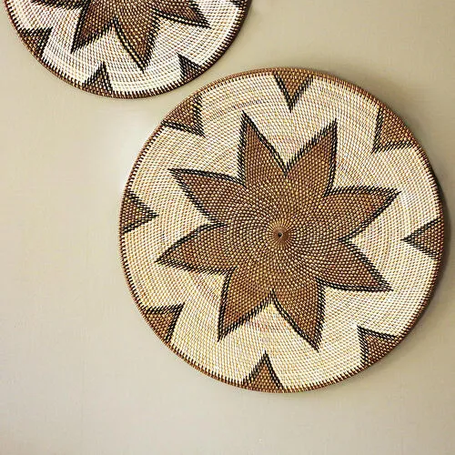 Mylamp Sumatra Elegance Rattan Duvar Tabağı 80x2 Cm